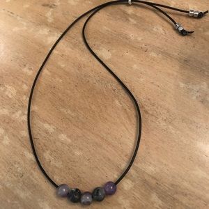 Amethyst & Labradorite Necklaces